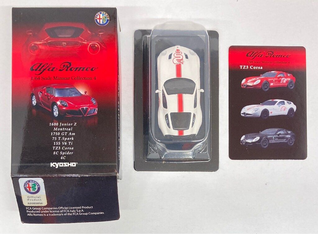 京商 1/64 アルファロメオ ミニカーコレクション4 TZ3 Corsa