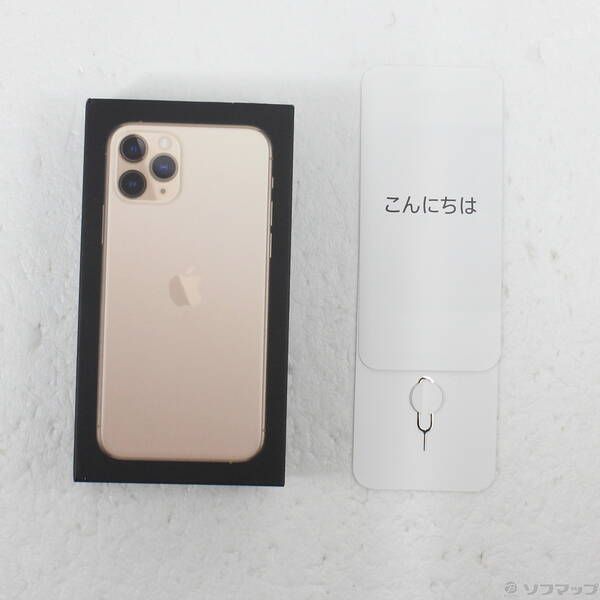 中古品〕 iPhone11 Pro 256GB ゴールド MWC92J／A SIMフリー【349