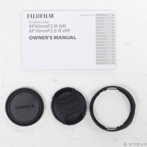  〔 品〕 フジノンXF 16 mmF 2 8 R WR シルバー 262 レンズ(ズーム) カメラ
