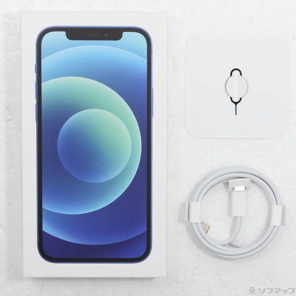 中古品〕 iPhone12 128GB ブルー MGHX3J／A SIMフリー【368】 - メルカリ