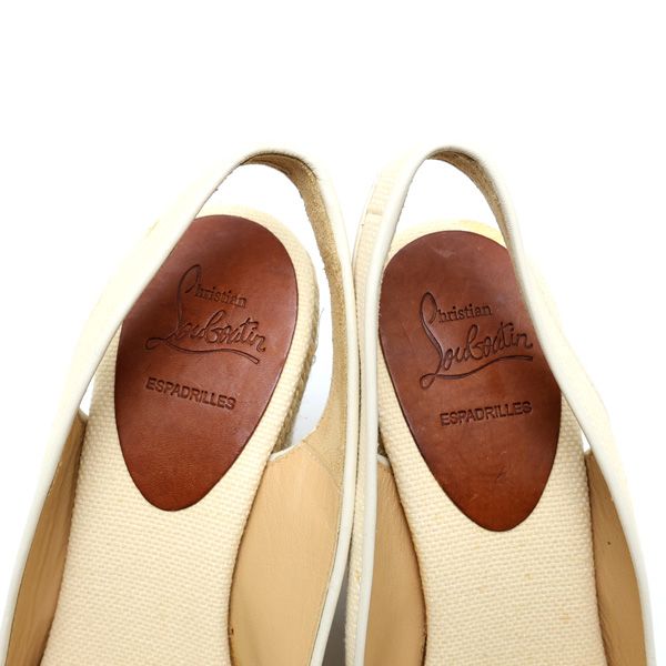 ルブタン　ウェッジソール　新品未使用 Christian Louboutin クリスチャンルブタン スタッズ ウェッジソール