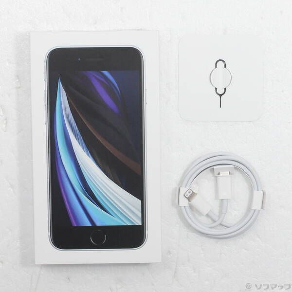中古品〕 iPhone SE 第2世代 64GB ホワイト MHGQ3J／A SIMフリー【269