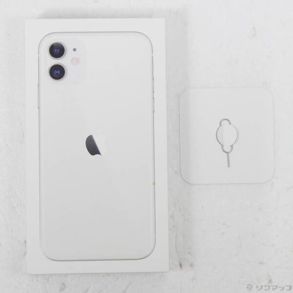 中古品〕 iPhone11 64GB ホワイト MHDC3J／A SIMフリー【262】 - メルカリ