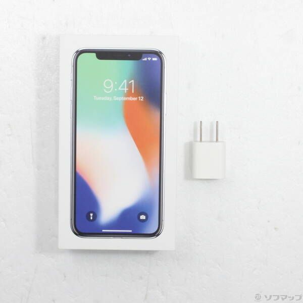 中古品〕 iPhoneX 64GB シルバー MQAY2J／A SIMフリー【377】 - メルカリ