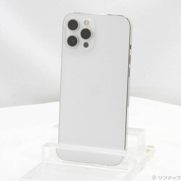 限定セール，送料無料 〔中古品〕 iPhone12 Pro Max 128GB シルバー MGCV3J／A SIMフリー【377】 スマートフォン本体