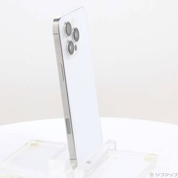 中古品〕 iPhone16 Pro Max 256GB ホワイトチタニウム MYWH3J／A SIM