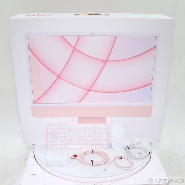 中古品〕 iMac 24-inch Mid-2021 MGPN3J／A Apple M1 8コアCPU_8コア