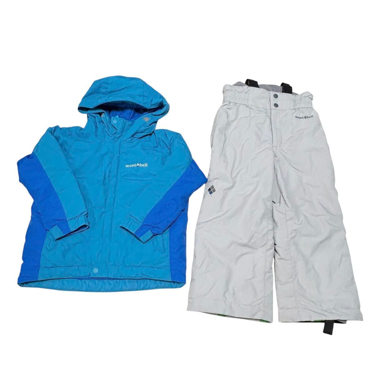 mont-bell モンベル パウダーライトジャケット 110cm 上下セット