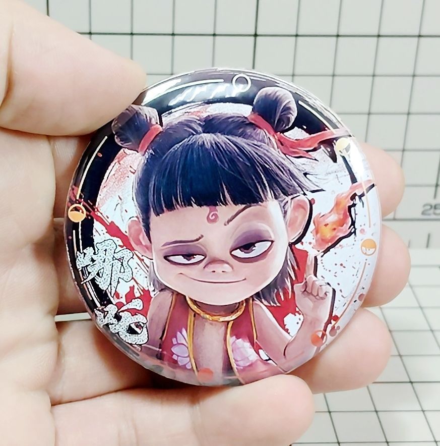 缶バッジ ナタ（ナタ 魔童の大暴れ） #1】D11-24/MON - メルカリ