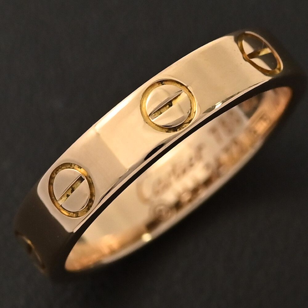 カルチェ　ラブリング　ベビーサイズ 楽天市場】カルティエ 指輪 K18PG LOVEリング ラブリング 幅5.5ミリ