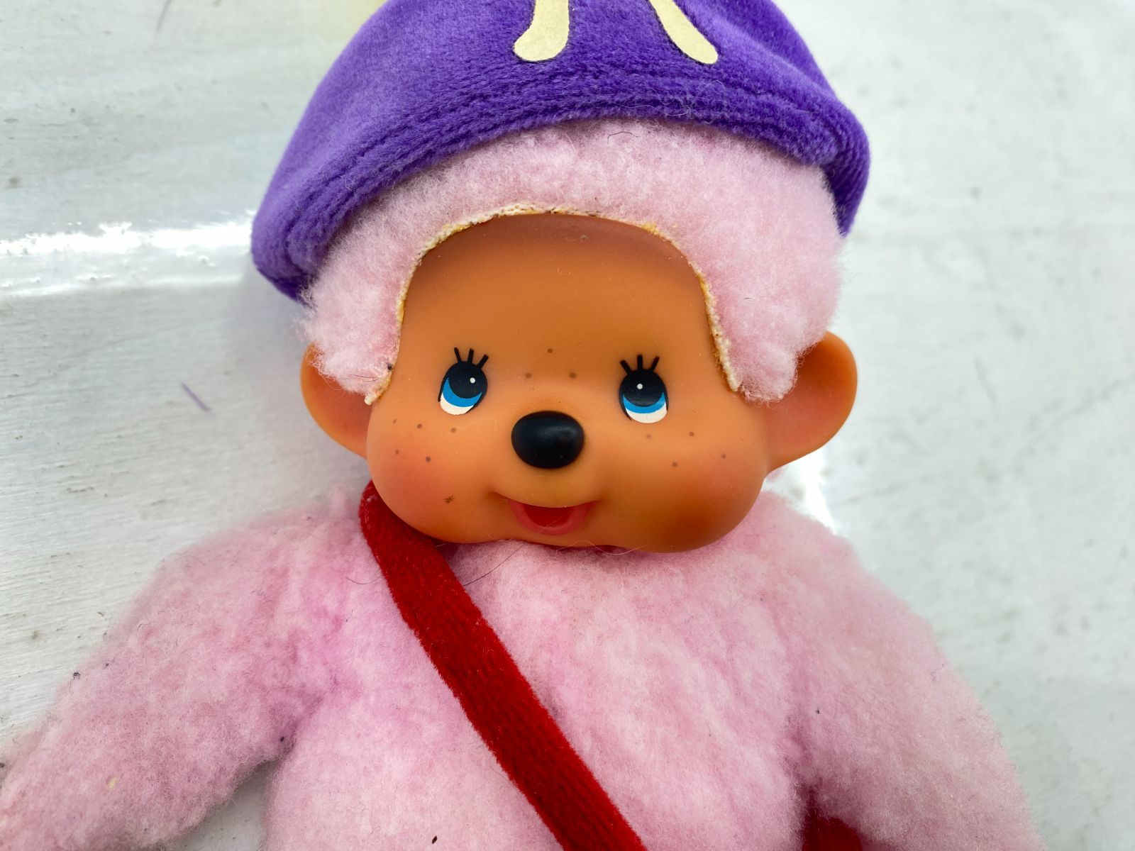 盛岡30-0104】レインボー ピンク モンチッチ 2000年発売 【中古/60