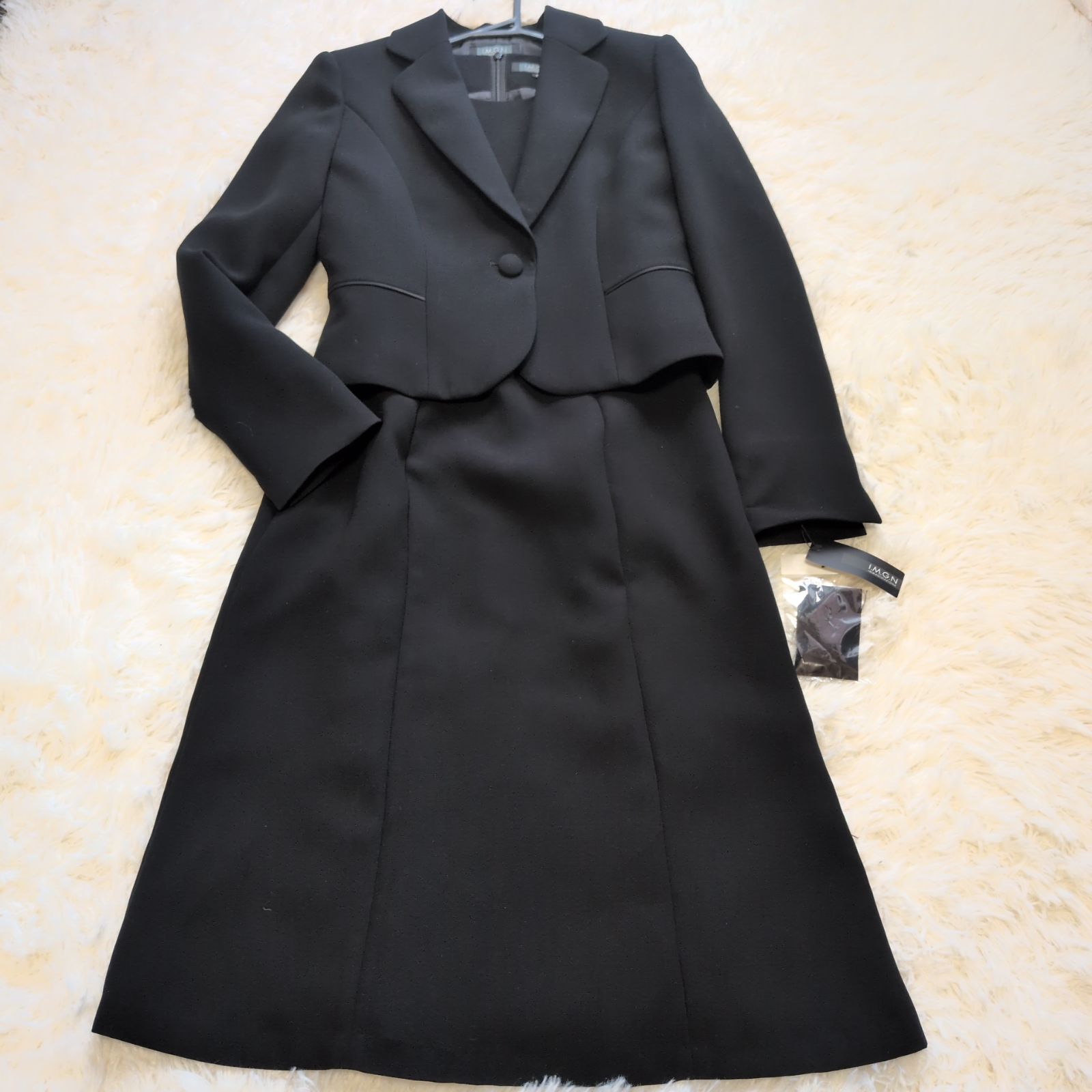 新品タグ付】洋服の青山 I.M.G.N ブラックフォーマル 礼服 ワンピース