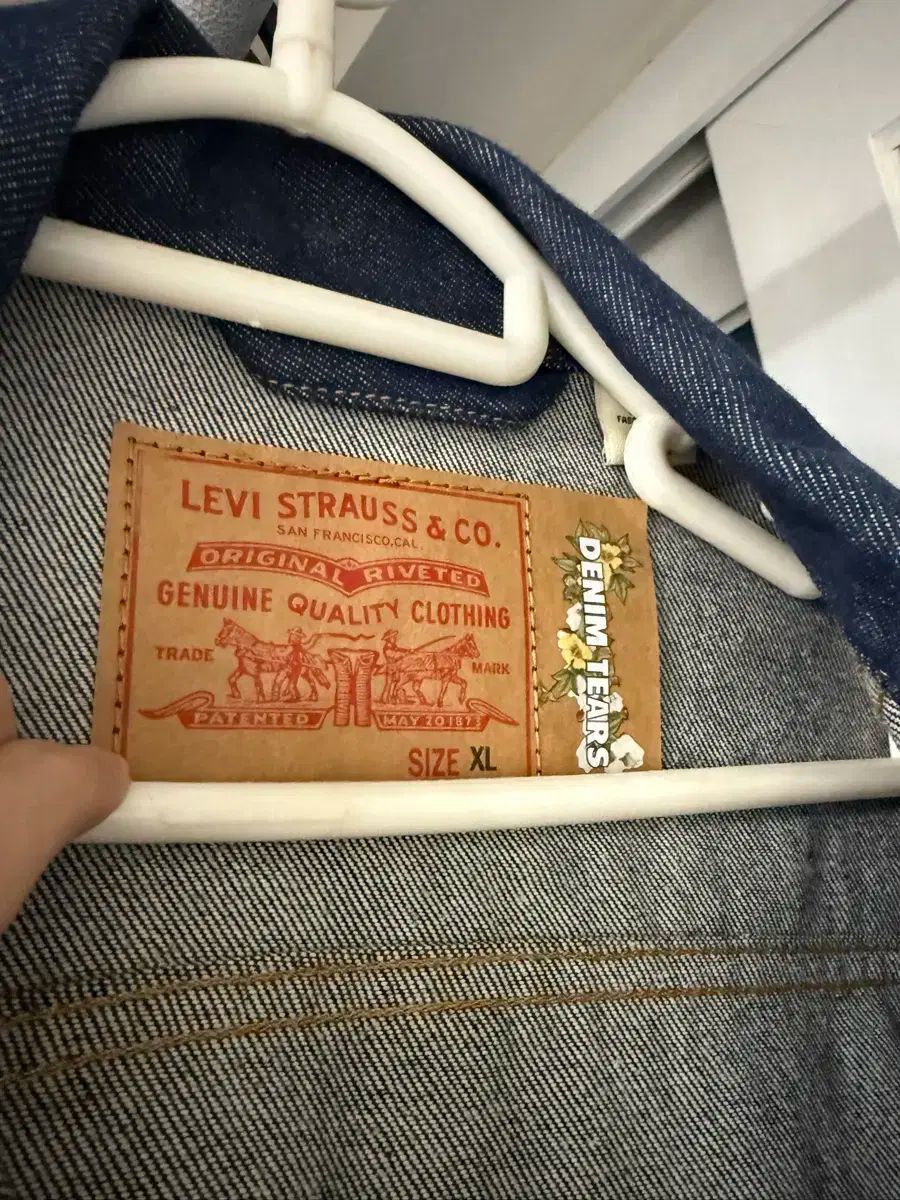  STUSSY X DENIM TEARS リーバイス デニム ジャケット XL テーラードジャケット ジャケット アウター