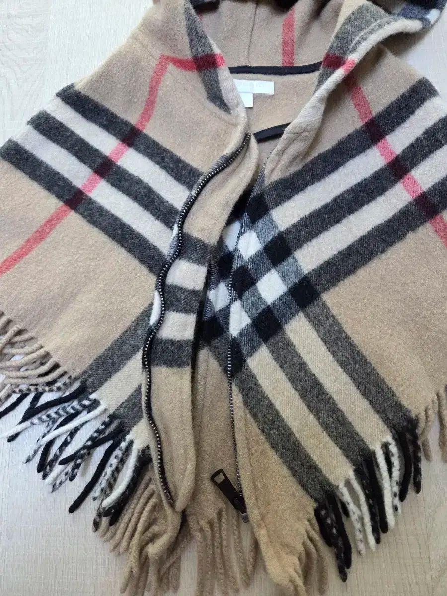  バーバリーキッズ チェック ケープ アウター ベビー服(~95cm)