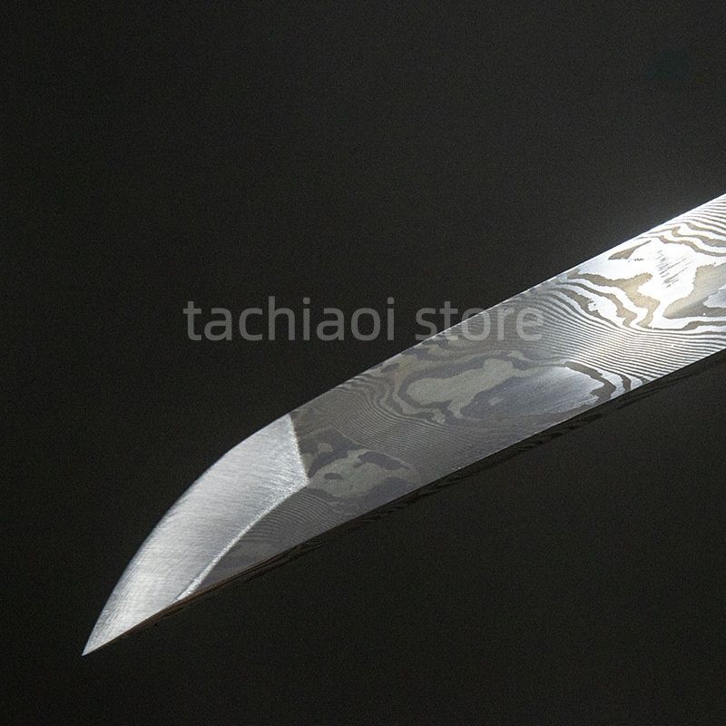 送料無料】ダマスカス紋 日本刀 居合刀 非実用品 工芸品 武器模型 高級