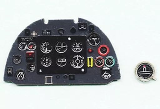 中古】プラモデル 1/48 スピットファイアMk.Vb後期・着色計器板・エア