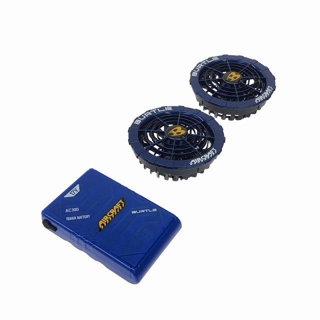 BURTLE AIRCRAFT サーキュレーター 青バッテリーあります。 ☆未使用品セット☆BURTLE バートル 17V エアークラフト用 バッテリー