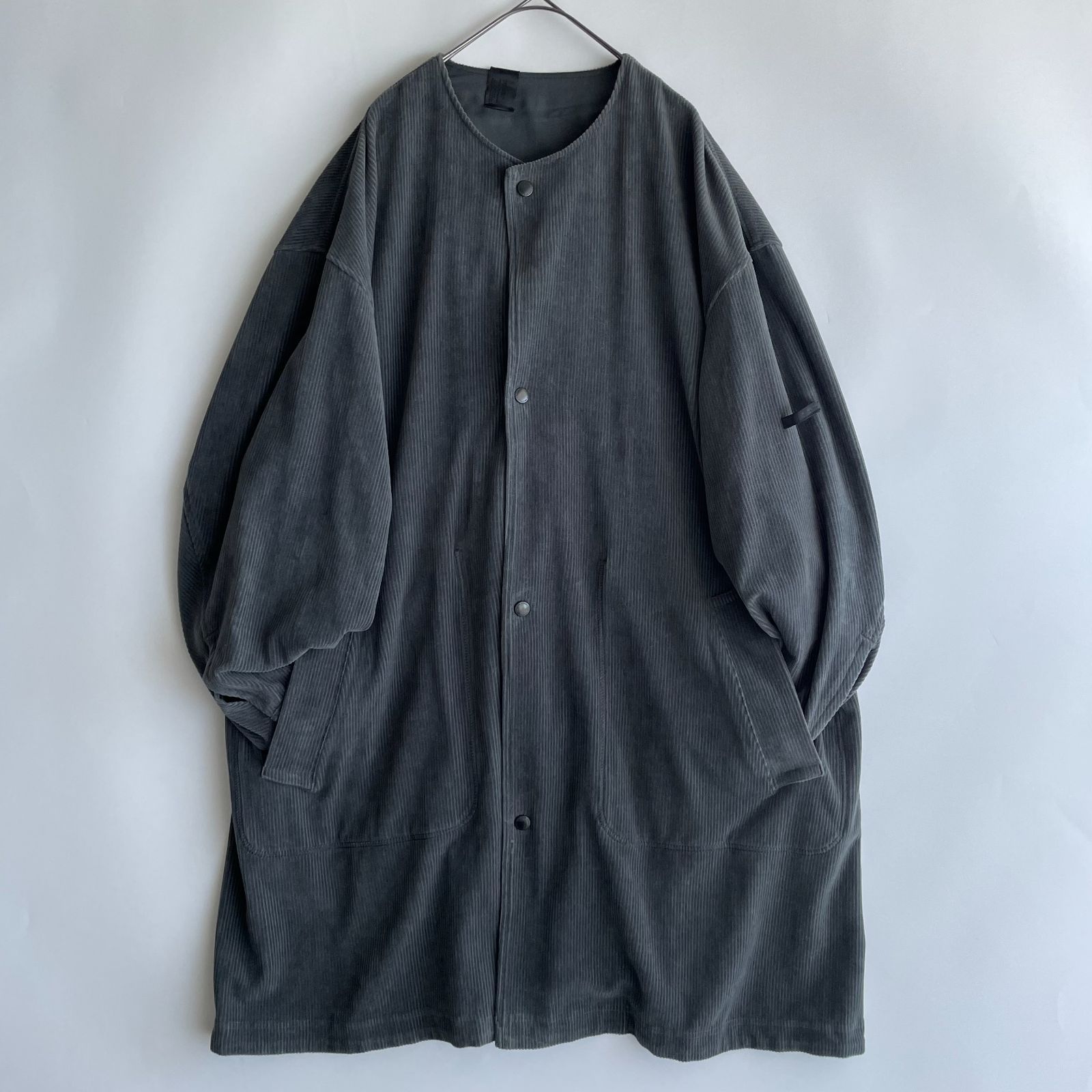 N.HOOLYWOOD size/36 (v) ノーカラーオーバーシャツコート