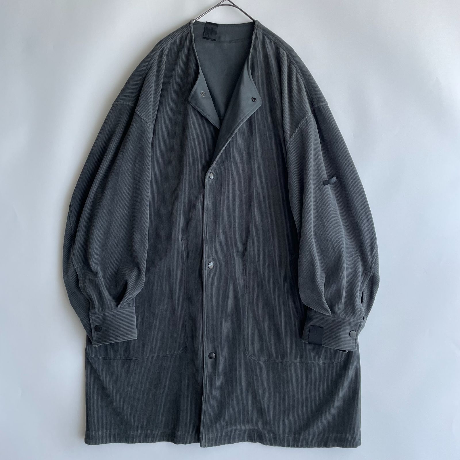 N.HOOLYWOOD size/36 (v) ノーカラーオーバーシャツコート