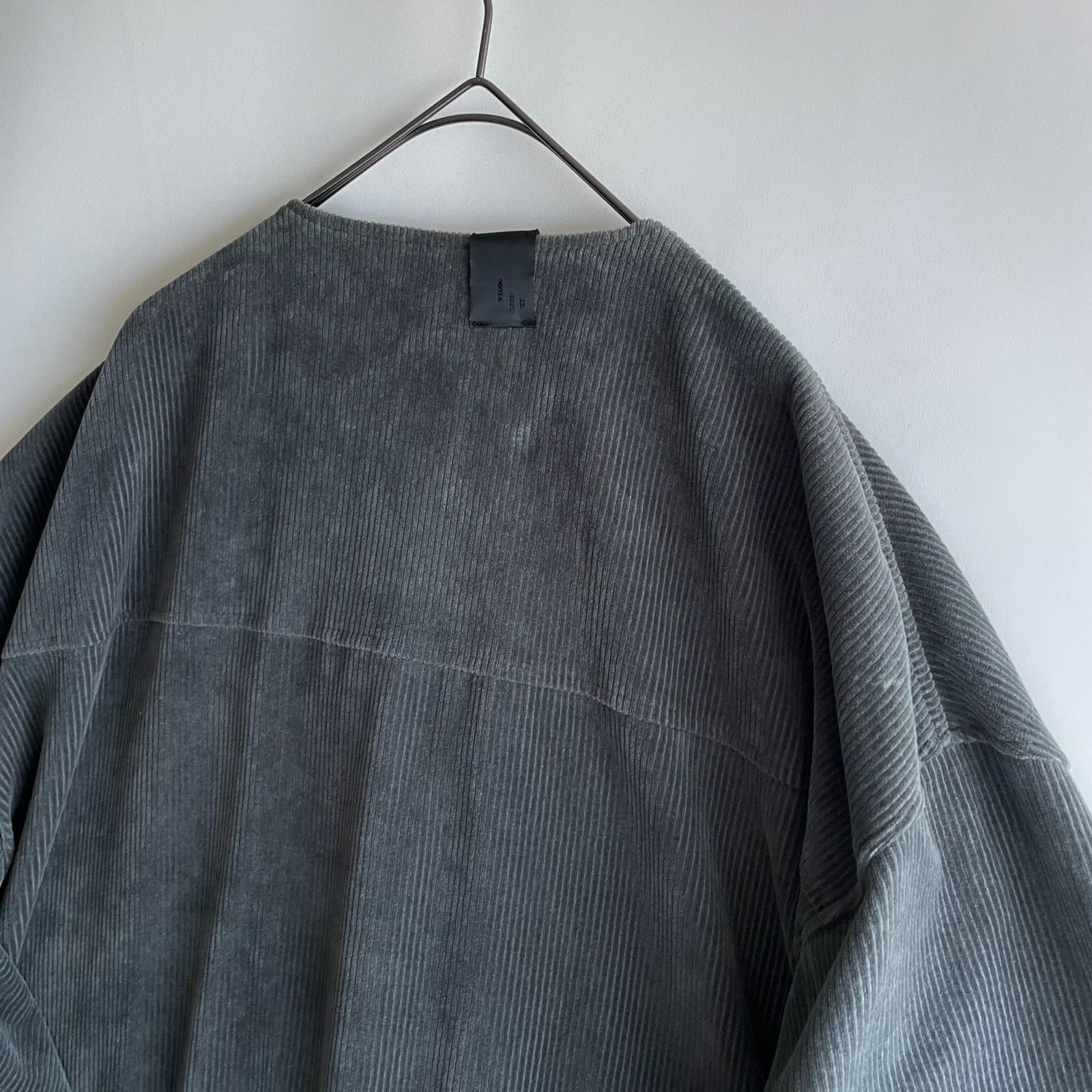 N.HOOLYWOOD size/36 (v) ノーカラーオーバーシャツコート