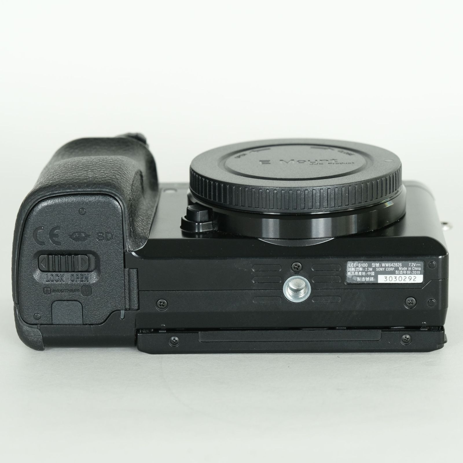  シャッター数27 960回 L型ブラケット付 SONY α6100 ILCE 6100 ボディ ブラック Eマウント ミラーレス一眼 デジタルカメラ