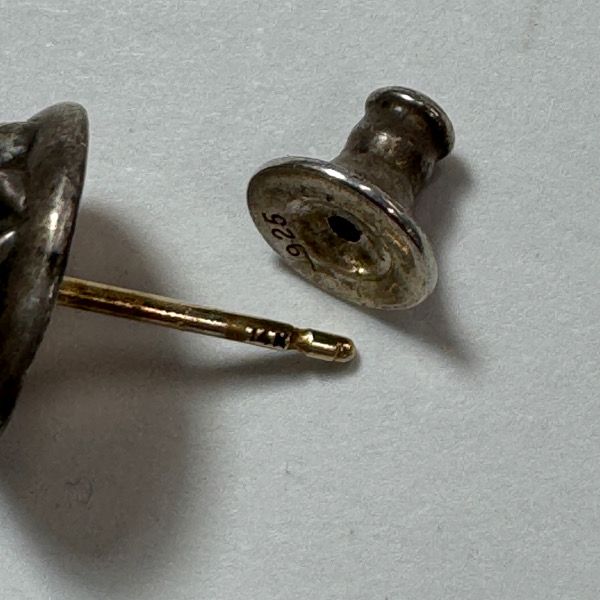 CHROME HEARTS クロムハーツ クロスボール スタッドピアス