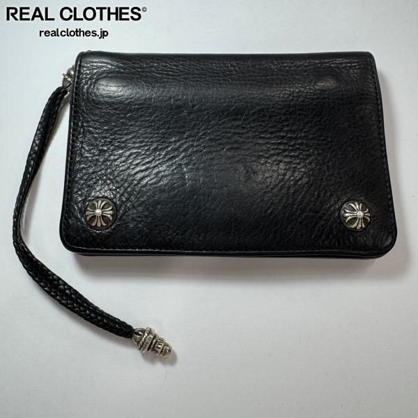 CHROME HEARTS/クロムハーツ 2-ZIP STRAP/2ジップ レザーウォレット