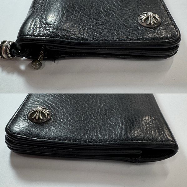 CHROME HEARTS/クロムハーツ 2-ZIP STRAP/2ジップ レザーウォレット