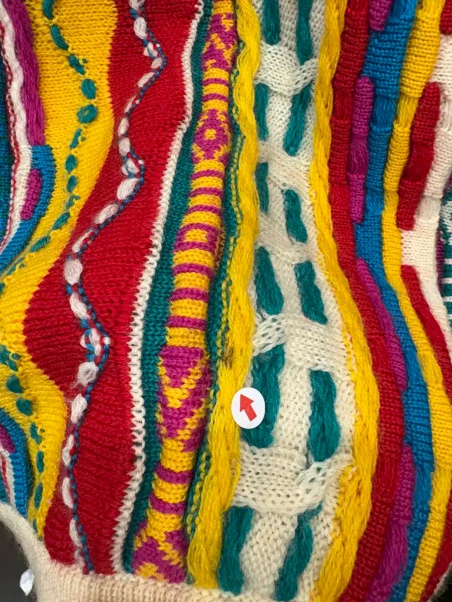 ケーブル カーディガン