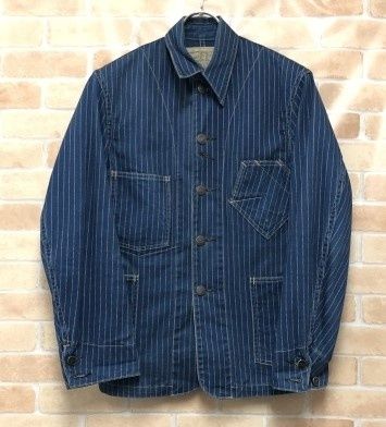 中古】 RRL ダブルアールエル ウォバッシュ カバーオール インディゴ S
