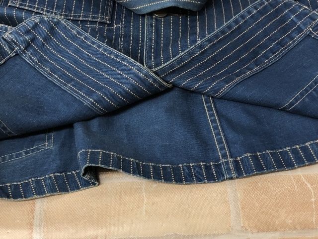 中古】 RRL ダブルアールエル ウォバッシュ カバーオール インディゴ S