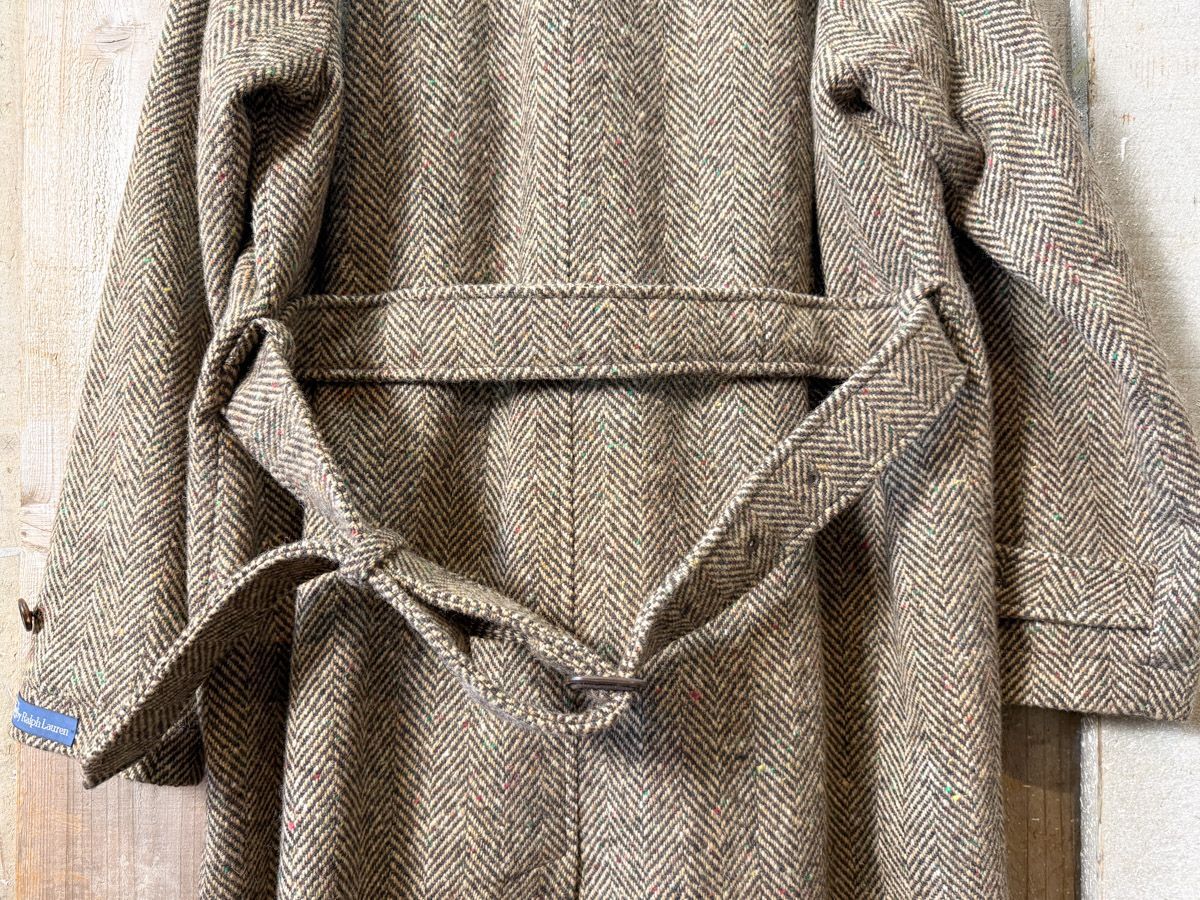 Polo by Ralph Lauren バルマカーンコート ツイード ウール Polo Ralph Lauren(ラルフローレン)：バルマカーン ツイード コート