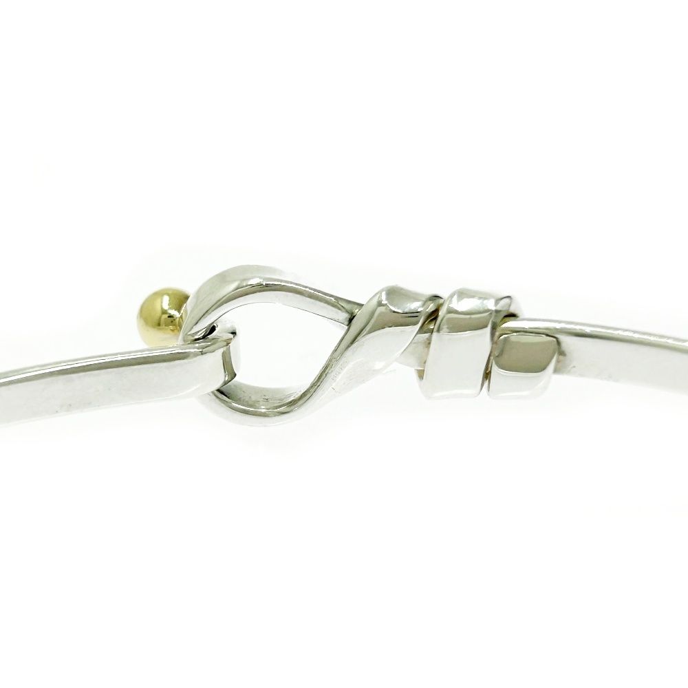 Tiffany & Co. シルバーバングル ゴールド　フック ティファニー(Tiffany) ティファニー バングル フック&アイ 18KYG