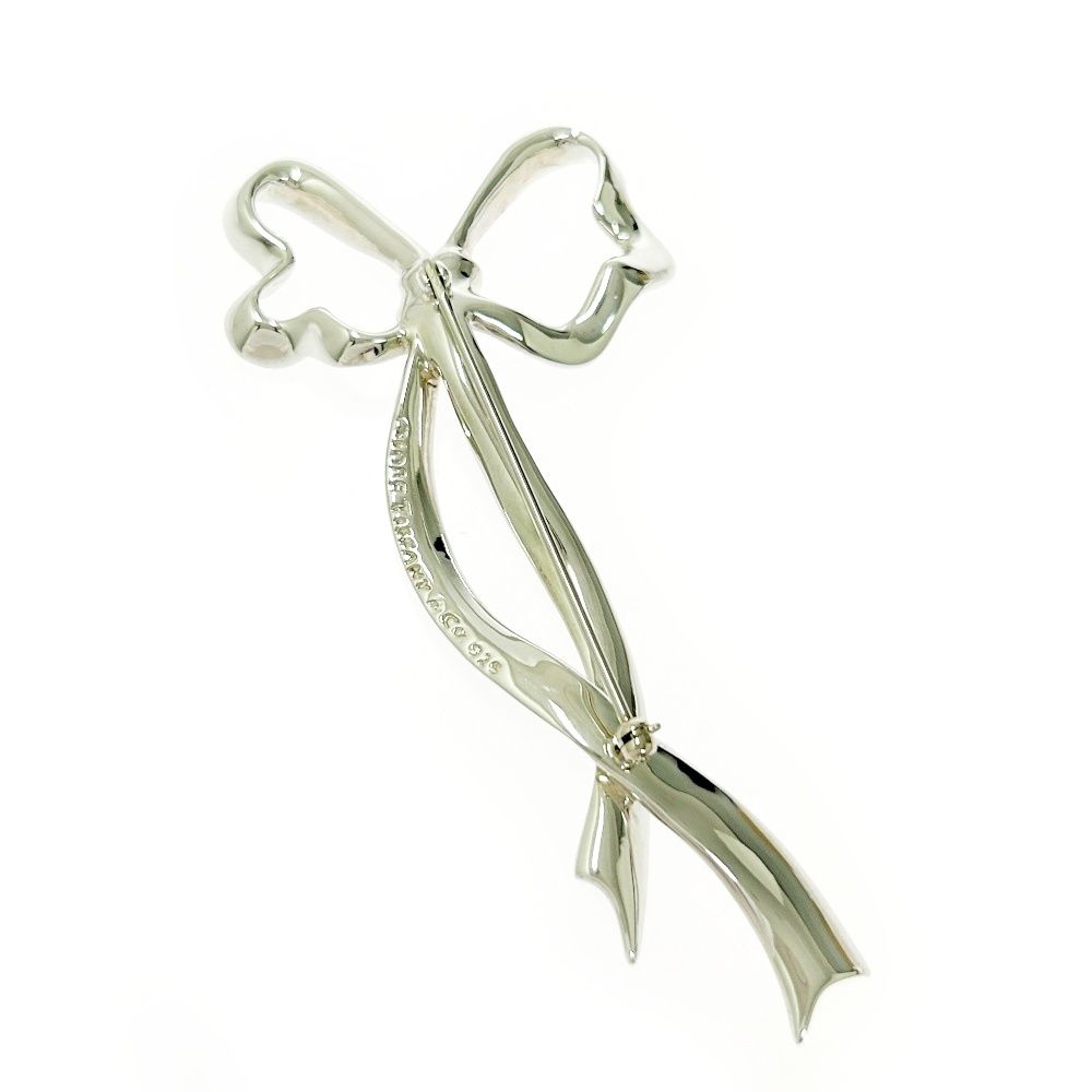 ティファニー　リボンブローチ　シルバー925 楽天市場】美品 ティファニー リボン シルバー925 ブローチ