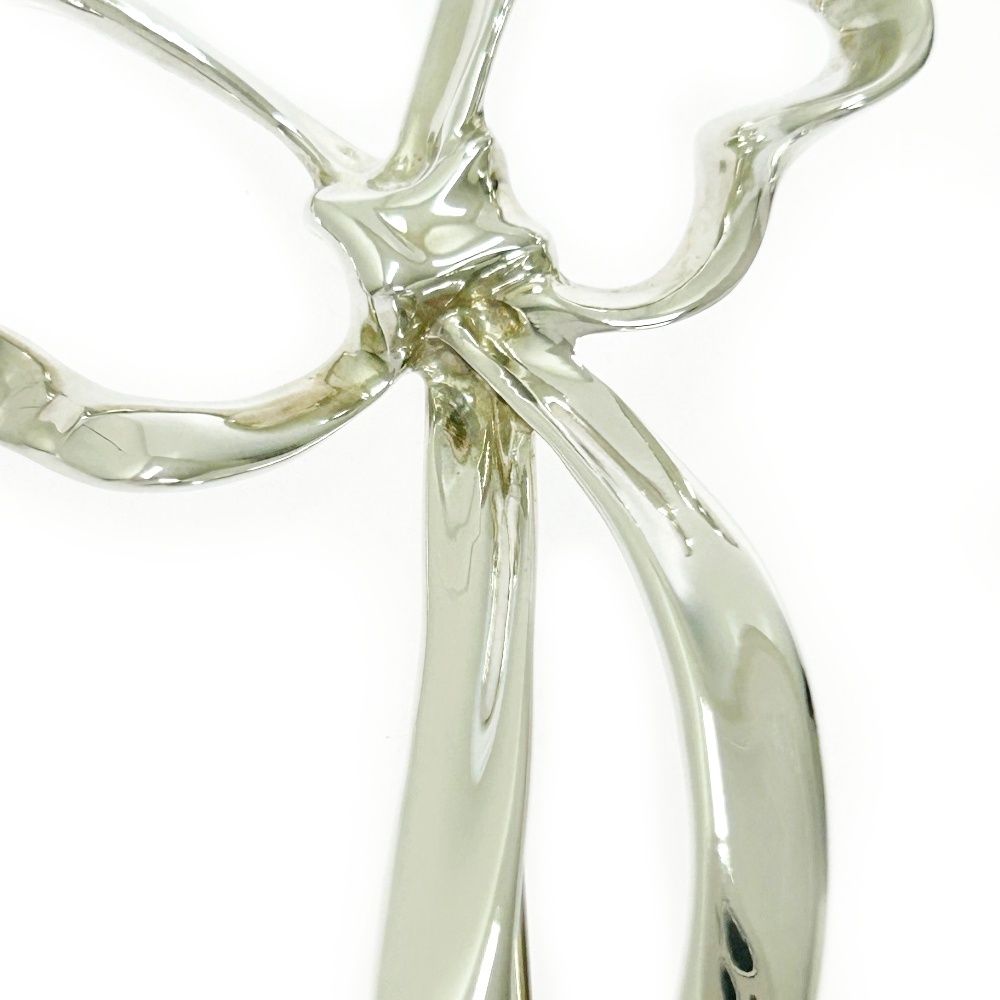 中古】TIFFANY&Co. ティファニー シルバー リボン ブローチ 14.9g 925