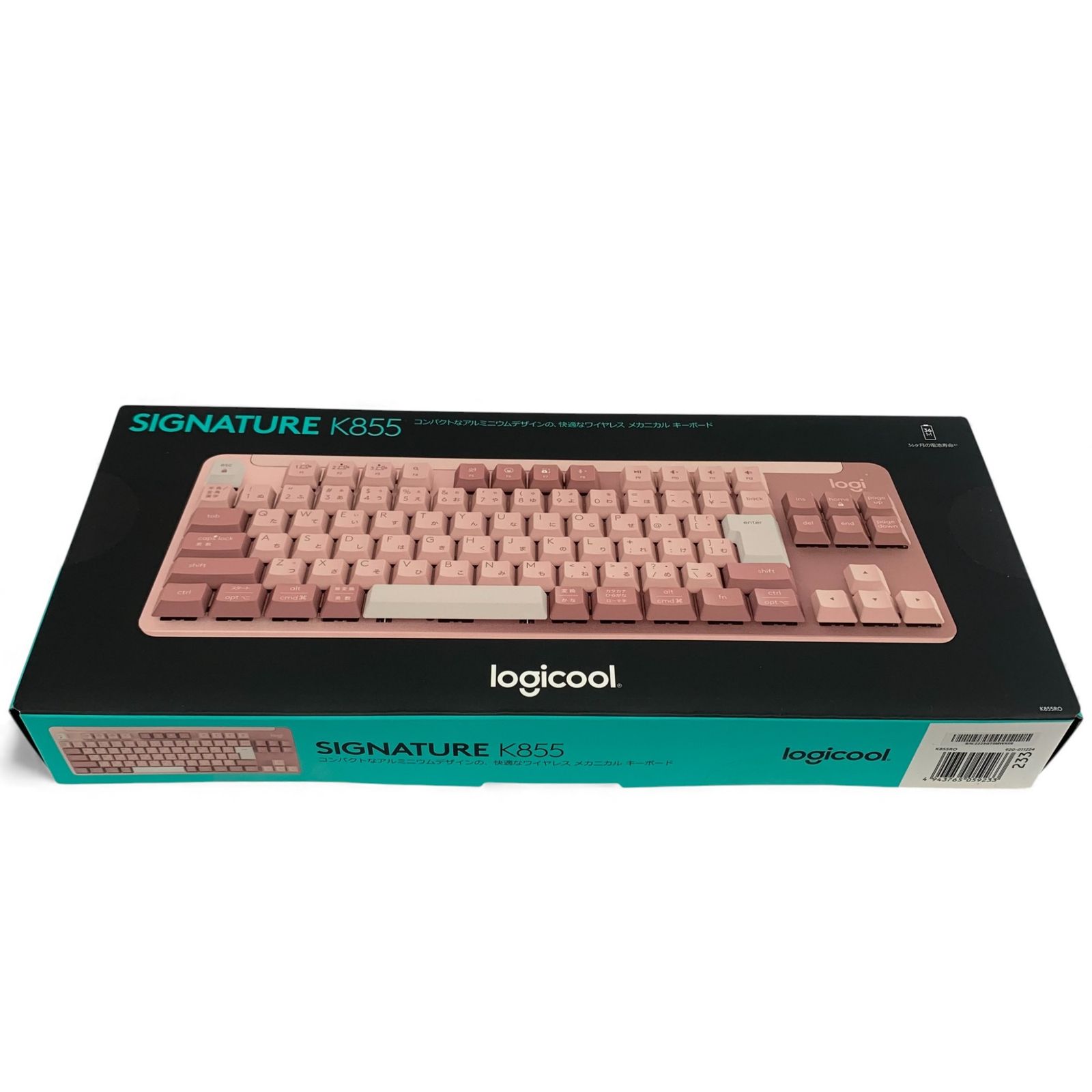 logicool ロジクール ワイヤレス メカニカルキーボード ピンク K 855 RO