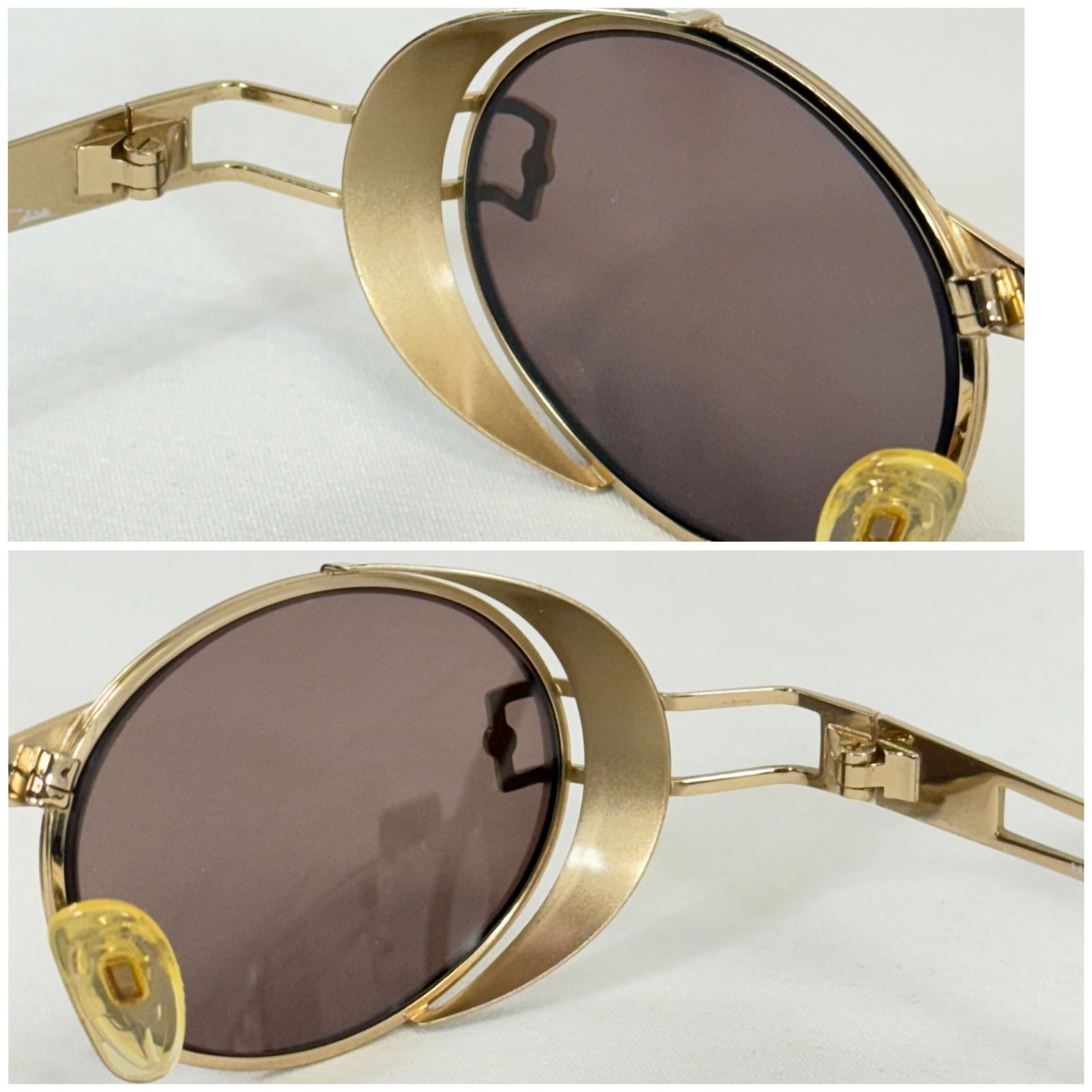 希少品】ヴィンテージ CAZAL カザール メタルフレーム サングラス