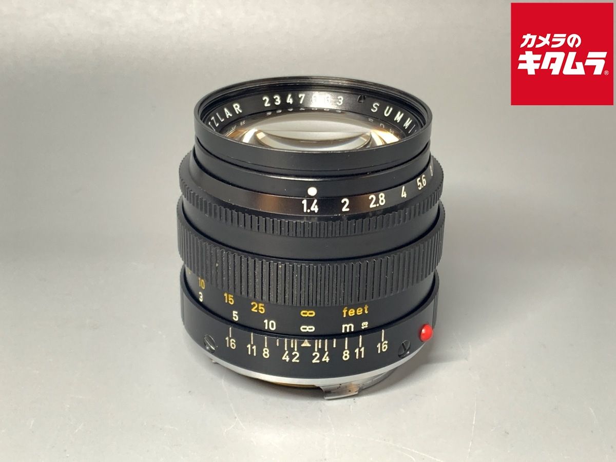 中古】 【並品】 ライカ ズミルックスM 50mm F1.4 E43 ブラック - メルカリ