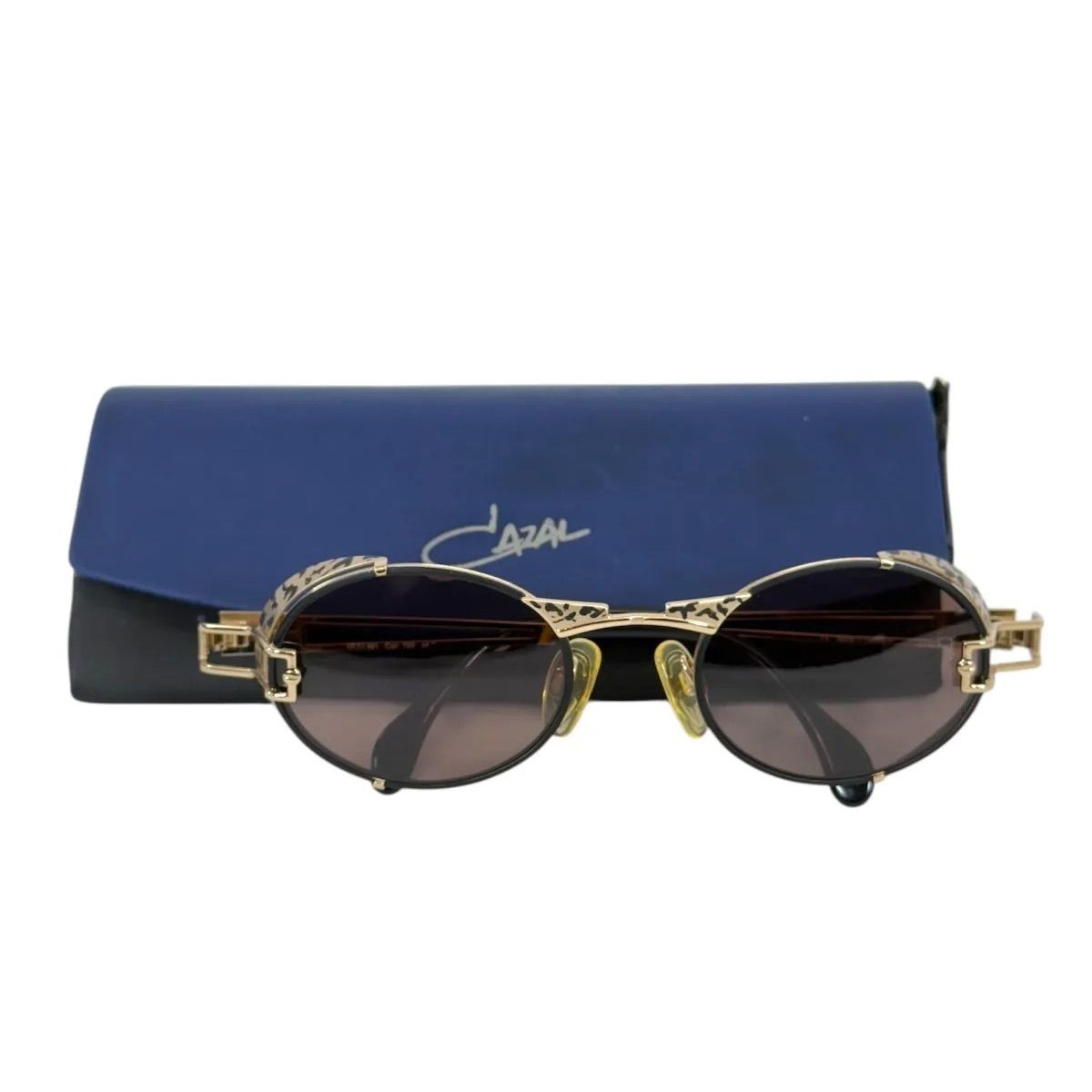 希少品】ヴィンテージ CAZAL カザール メタルフレーム サングラス