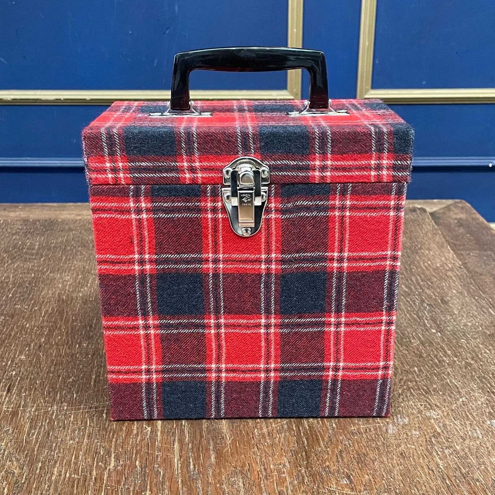 jewel trash×fab chic EP 7インチ レコードケース レッドチェック 収納