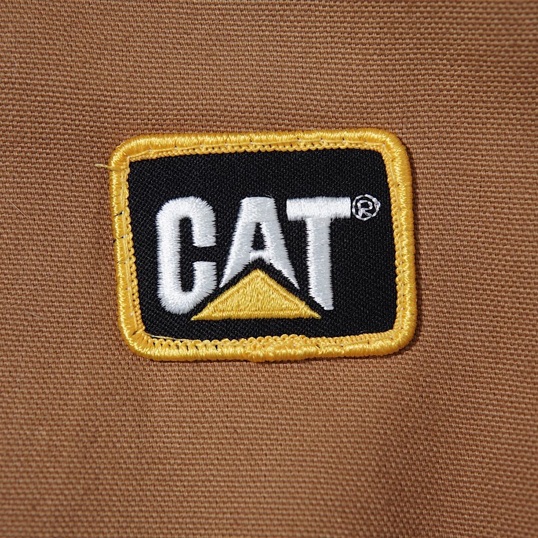 キャタピラー CAT アクティブジャケット L 相当 ブラウン 90s USA製