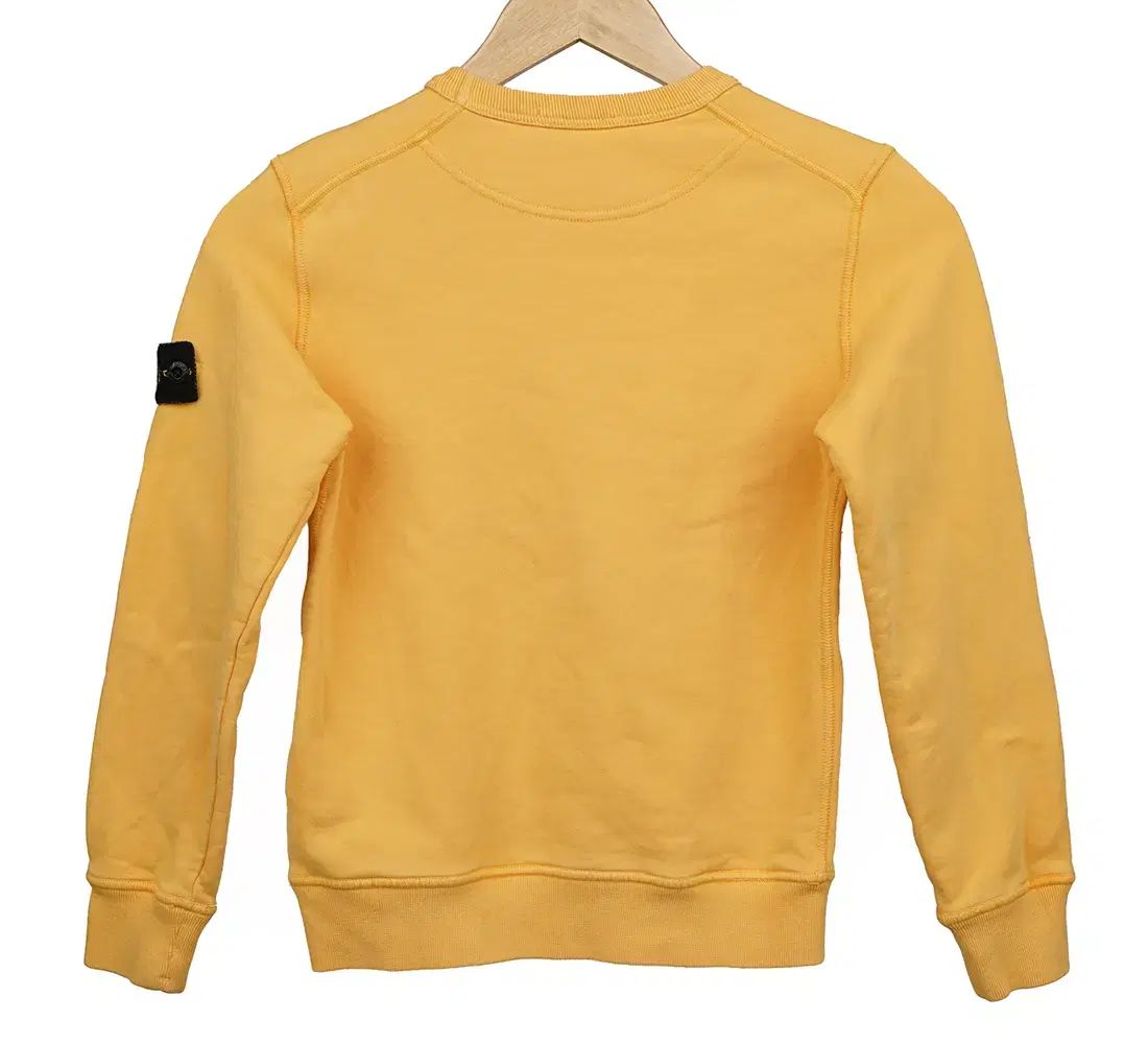 デ*助様 STONE  長袖トレーナー イエロー 中古ブランド STONE ISLAND ストーンアイランド キッズ スウェット 8A