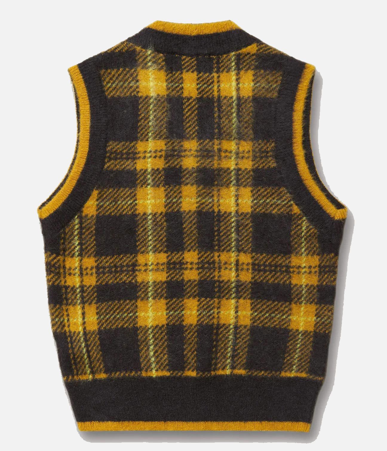 NICHOLAS DALEY × LYLE & SCOTT / KNITTED TARTAN VEST (ANNIVERSARY