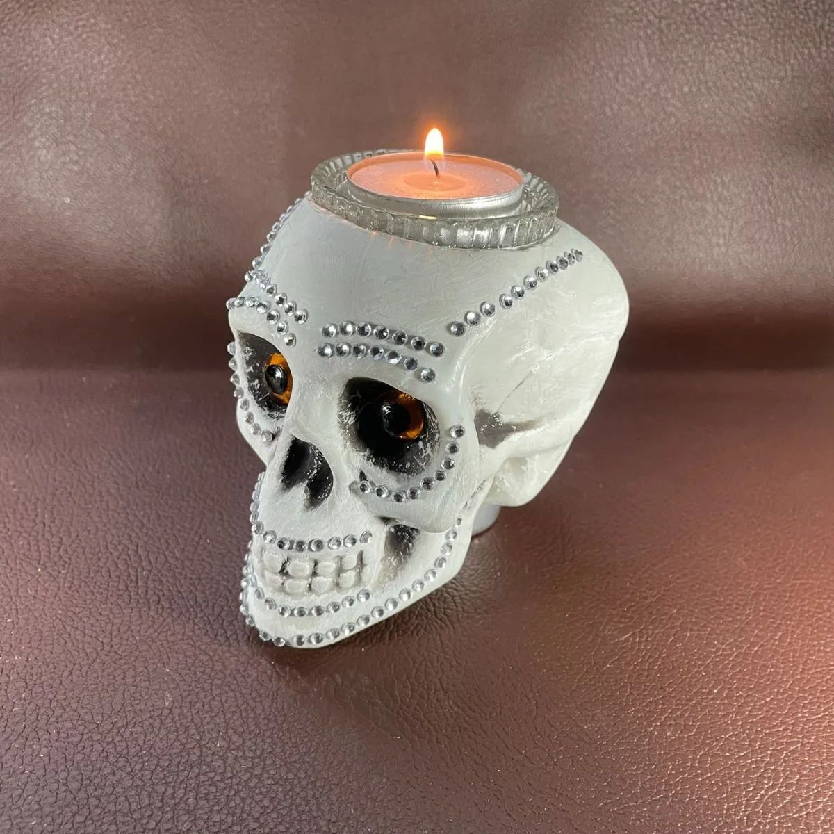 髑髏蝋燭 ドクロキャンドルホルダー ろうそく アロマ - メルカリ