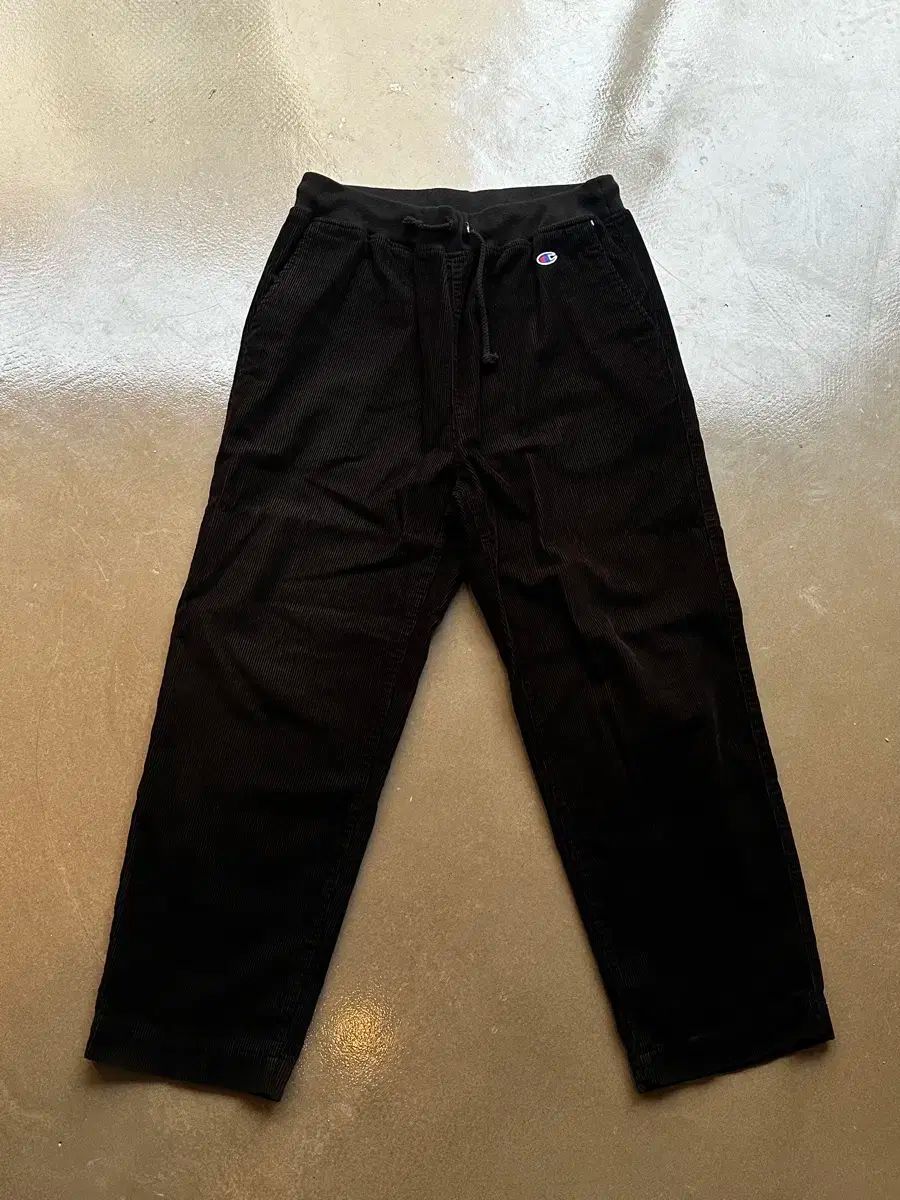 チャンピオン コーデュロイ ブラック パンツ