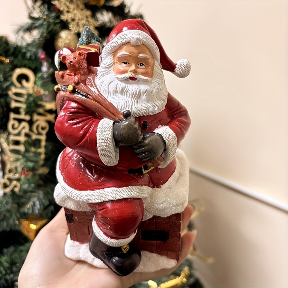 クリスマス オブジェ 置物 座っているサンタ 立っているサンタ バイク