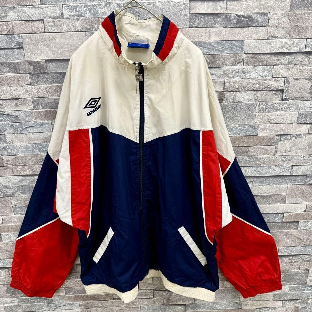 UMBRO アンブロ 90sジップアップトラックジャケット マルチカラー