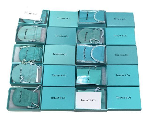 美品のみ ティファニー 箱 保存袋 中綿付き 化粧箱 巾着 空き箱 空箱