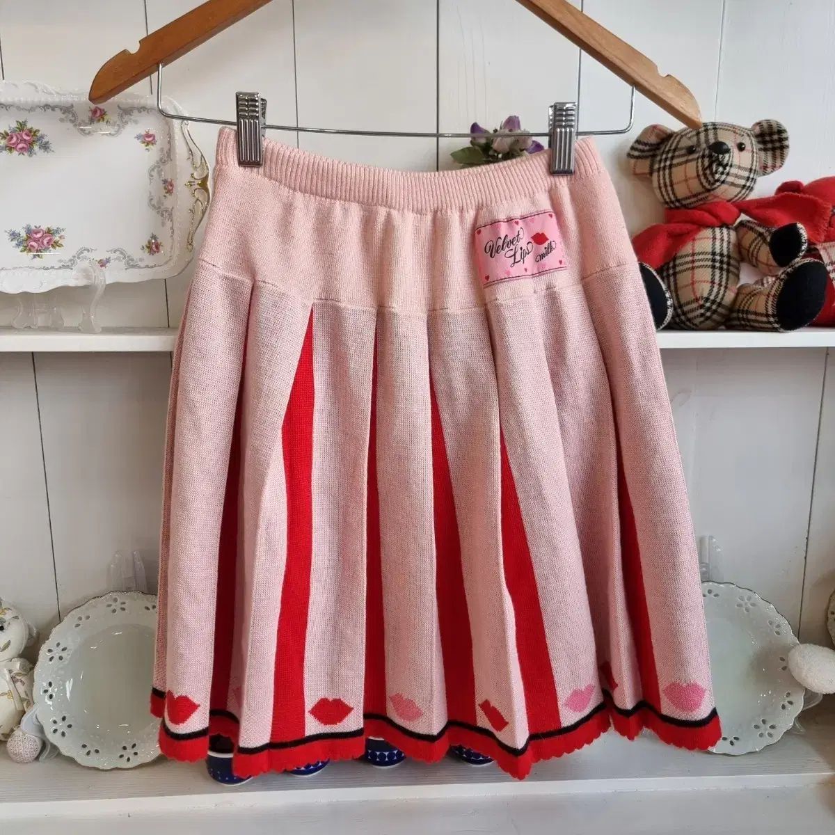 ニット プリーツ スカート