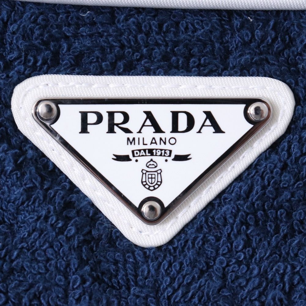 未使用 PRADA トライアングルロゴ テリークロス ショートパンツ M